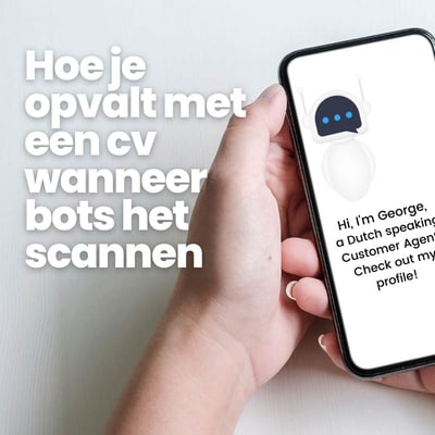 Hoe je opvalt met een cv wanneer bots het scannen