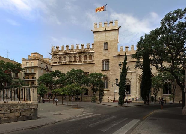 valencia, lonja de la seda, job offer, university, spain, mediterranean, work