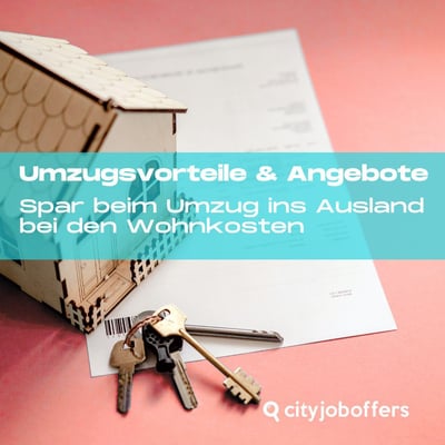 Neu bei City Job Offers: Relocation Perks & Deals – spare bei deiner Unterkunft im Ausland