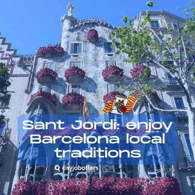 Sant Jordi: enjoy Barcelona local traditions