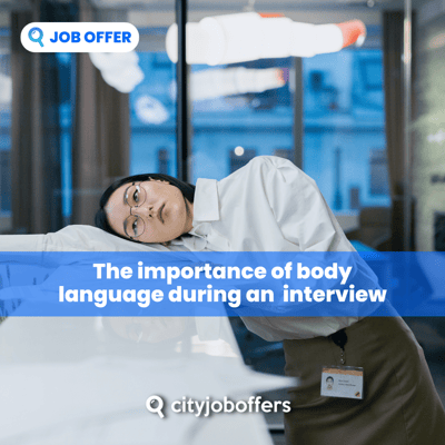 How to maintain perfect body language during an interview