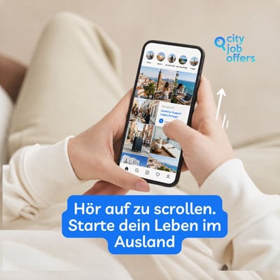 Hör auf zu scrollen. Fang an zu leben: Deine Auslandsgeschichte könnte noch dieses Jahr beginnen